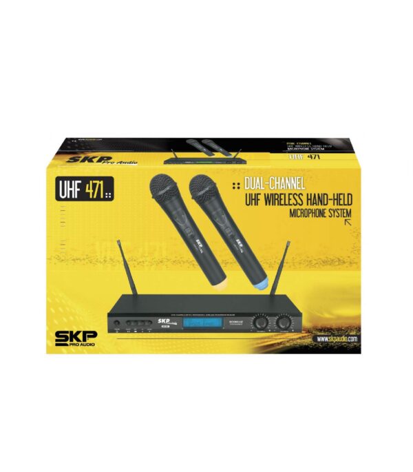 MICROFONE SKP UHF-471 SF DIGI 2MIC C/5UN