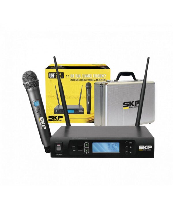 MICROFONE SKP UHF-295 SFIO 1MIC DIG C/5U