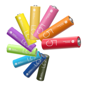 Xiaomi Pilha Aa Rainbow Batteries 10Pz