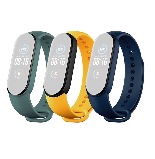 Xiaomi Smart Band 5 Strap (3 Pack) BLU/YEL/GR